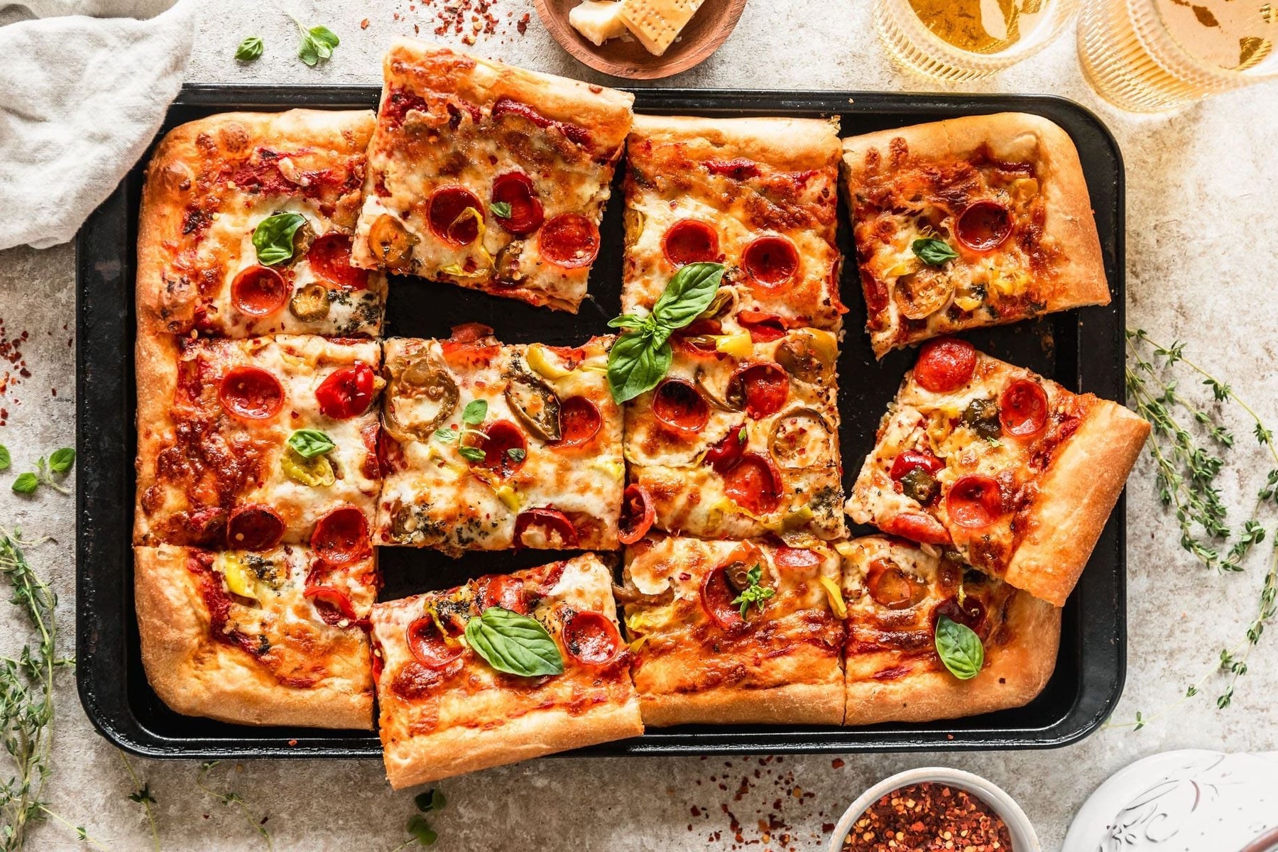 Party Pizza ca. 30x40cm