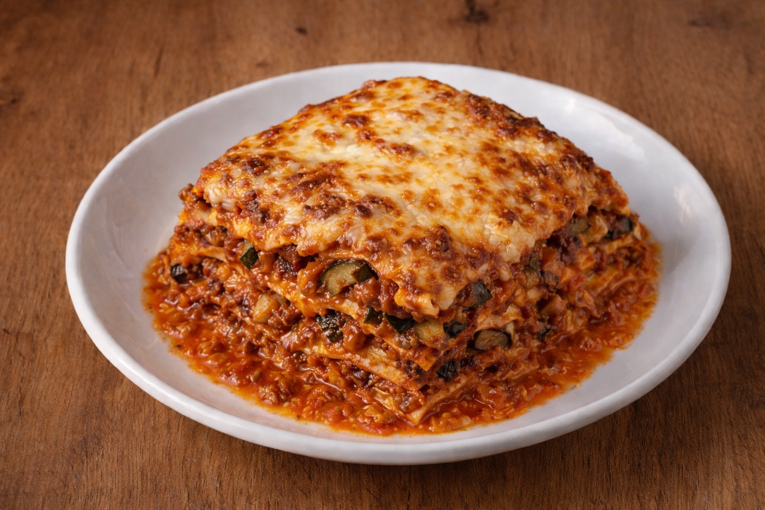 Hausgemachte Lasagna Vegetariana