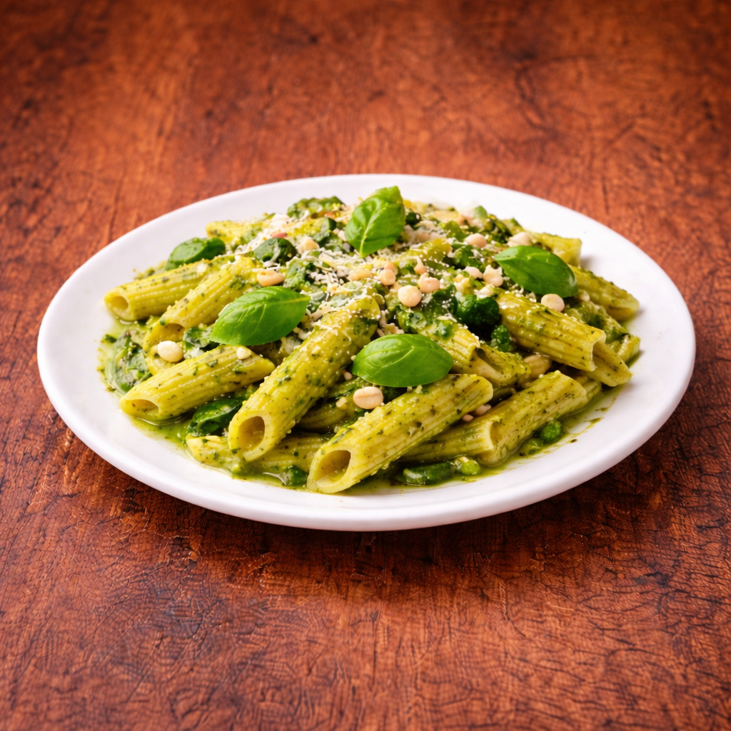 Penne Al Pesto di Basilico