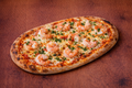 Pinsa Scampi ca. 30x15cm