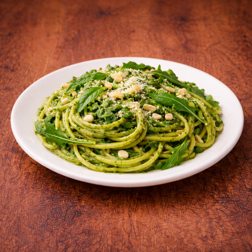 Spaghetti al Pesto Rucola